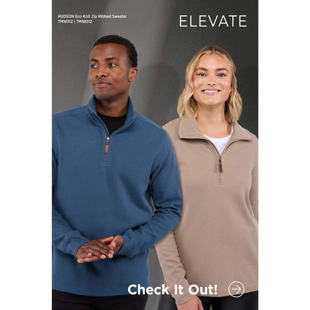 HUDSON Eco Knit Quarter Zip-Men's